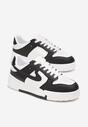 Czarne Sneakersy przed Kostkę na Platformie Elyminn
