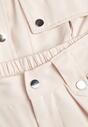 Beżowy 2-częściowy Komplet z Bluzką i Spodniami Ezrala