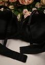 Sutien Push Up Negru cu Dantelă Pietre și Plasă Cremis