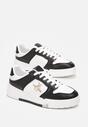 Sneakers Negri cu Brosă cu Perlă în Formă de Insectă Zuriana