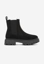 Botine negre cu talpa groasa Gosoga