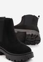 Botine negre cu talpa groasa Gosoga
