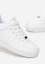 Białe Sznurowane Sneakersy do Kostki Akema
