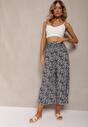 Pantaloni Gri Largi 7/8 cu Imprimeu Animal Print Rhin