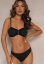 Czarne Bikini 2-częściowe z Biustonoszem i Majtkami Gamestra