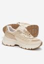 Sneakers Bej Închis Cu Matlasare Pe Talpă Groasă Britten