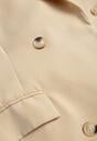 Jachetă bej cu revere Ruqae