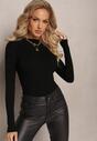 Golf Negru Cu Maneca Lunga Din Tricot Reiat Estherilla