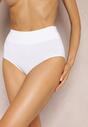 Białe Modelujące Majtki High Waist Brykalyn