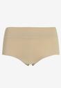Beżowe Modelujące Majtki High Waist Brykalyn