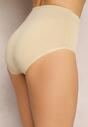 Beżowe Modelujące Majtki High Waist Brykalyn