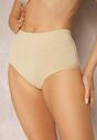 Beżowe Modelujące Majtki High Waist Brykalyn