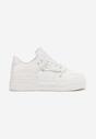 Sneakers Albi cu Șiret Dublu pe Talpă Groasă Ralholena