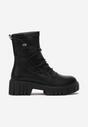 Botine Negre Workery Talpă Groasă Zelara