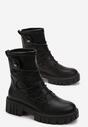 Botine Negre Workery Talpă Groasă Zelara