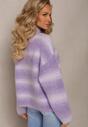 Golf Pufost Violet cu Dungi Delicate Itoma