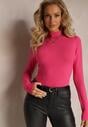 Fucsia Mulaj Tricot Maneca Lunga Kanes