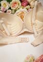 Sutien push-up bej deschis la culoare cu bretele detașabile Milore
