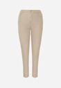 Pantaloni Casual Skinny Bej cu Croiala Modelatoare Elovi