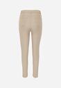 Pantaloni Casual Skinny Bej cu Croiala Modelatoare Elovi