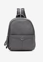 Szary Plecak w Miejskim Stylu Jednokomorowy Jiowana