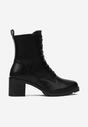 Botine Negre cu Toc Mic Zenaide