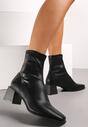Botine Negre cu Toc Mic Sileurie