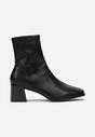 Botine Negre cu Toc Mic Sileurie