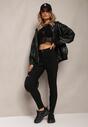 Czarne Jeansy Skinny z Elastycznej Bawełny Gerfia