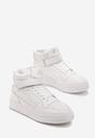 Białe Sneakersy z Odpinaną Małą Saszetką Przy Kostce Amelitte