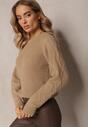 Pulover bej deschis Tertille