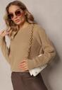 Pulover bej deschis Tertille