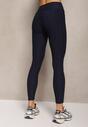 Colanți Bleumarin cu Model Geometric Imprimat cu Efect Push Up Mainettes