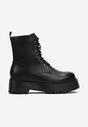 Ghete negre stil worker pe platformă Maialen
