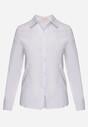 Cămașă albă netedă cu butoni Hejora