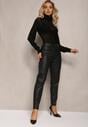 Pantaloni Negrie Standard Imitatie de Piele Enjala