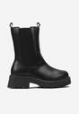 Botine Chelsea Negre cu Inserție Elastică Anedda