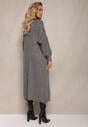 Gri închis Cardigan lung Oversize Angellona