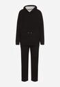 Set trening negru cu 2 piese, bluză și pantaloni Orifira