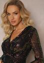 Rochie mini mulata cu paiete și drapaje Potenza multicoloră