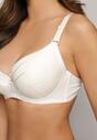 Sutien Push-Up Dantelă Bej Deschis Uronia