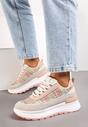 Sneakers roz pe platformă Buffona