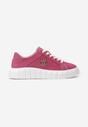 Sneakersi Fucsia cu Șiret din Piele Breana