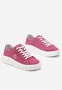 Sneakersi Fucsia cu Șiret din Piele Breana