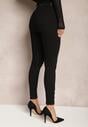 Blugi Negri Skinny Push Up cu Pietre Lervina