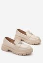 Mocasini bej Nisariel