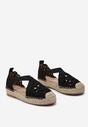Espadrile Negre Brodate cu Iută Efloria