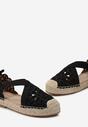Espadrile Negre Brodate cu Iută Efloria