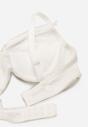 Sutien push-up bej deschis la culoare decorat cu dantelă și zirconiu Verikellia