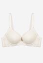 Sutien Push-Up Bej Deschis cu Dantelă Fină Alenmdra